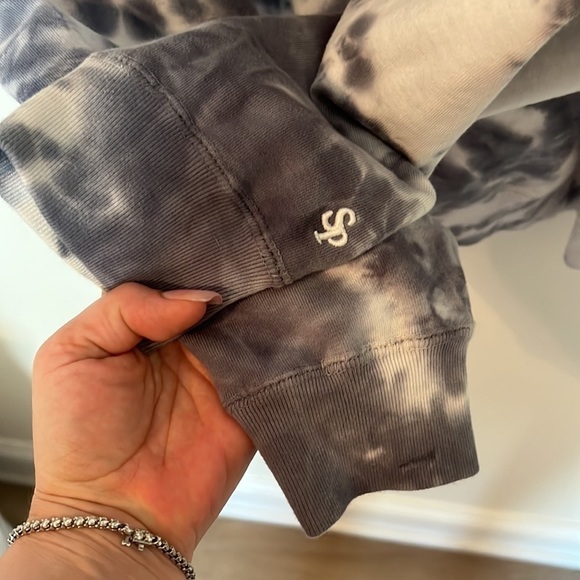 MAISON ARTICLE HEAVYWEIGHT HOODIE SIZE XL BLUE TIE DYE - Picture 6 of 10